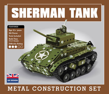 Make Your Own Sherman Tank Metal Construction Set, 4 of 7
