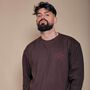Personalised Handwriting Message Breast Pocket Sweatshirt, thumbnail 4 of 4