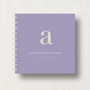 Personalised Alphabet Small Notebook, thumbnail 6 of 10