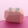 North Stud Opal Stud Earrings, thumbnail 1 of 2