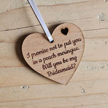 'Will You Be My Bridesmaid' Hanging Decoration And Card, 2 of 2