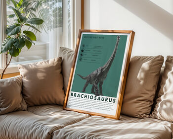 Brachiosaurus | Dinosaur Art Print, 7 of 8