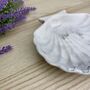 Grey Marbled Seashell Tray/ Soap Dish, thumbnail 6 of 8