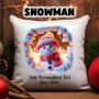 Personalised Christmas Animal Breakout Gift Cushion, thumbnail 7 of 8