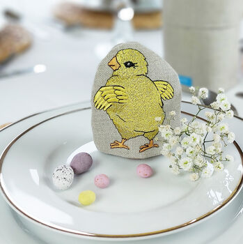 Luxury Embroidered Little Chick Gift Set, 9 of 10