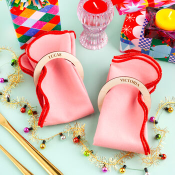 Personalised Christmas Napkin Ring, 2 of 2