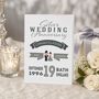 Personalised Silver Wedding Anniversary Card, thumbnail 3 of 6