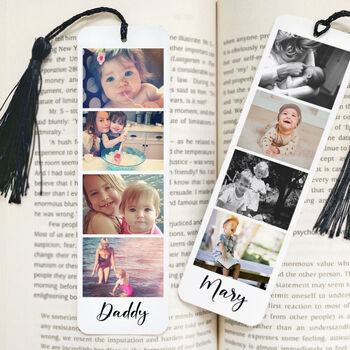 Personalised Aluminium Metal Photo Booth Bookmark, 2 of 9