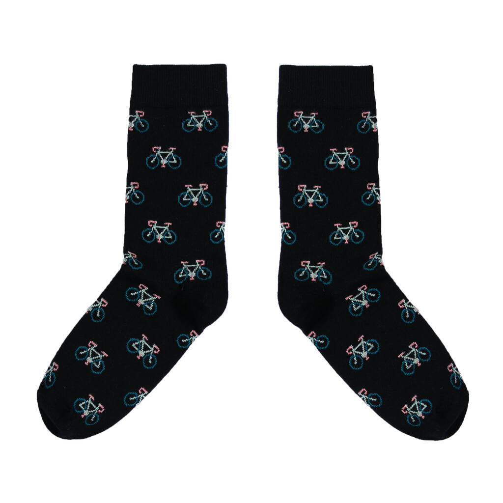 Men's Ethical Bicycle Sock Cycling Gift By MAiK | notonthehighstreet.com
