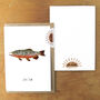 Flumens Trout Greetings Card, thumbnail 4 of 7