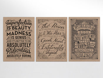 Typography Postcard Pack, 4 of 5