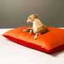 Charley Chau Velour Contrast Dog Bed Mattress, thumbnail 4 of 8