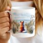 Personalised Akita Dog Beach Walk Collection, thumbnail 5 of 6