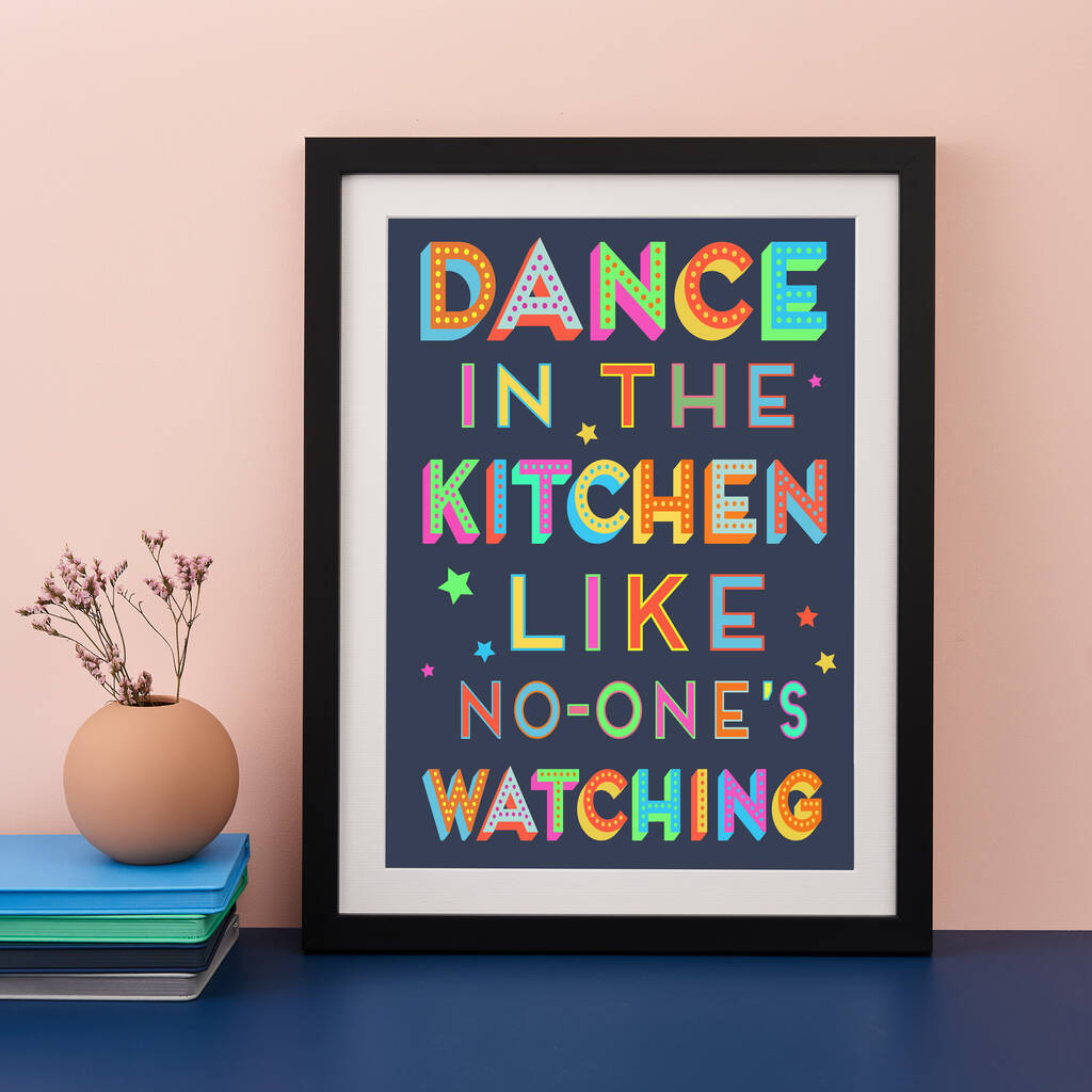 Dance In The Kitchen Art Print, 1 of 4