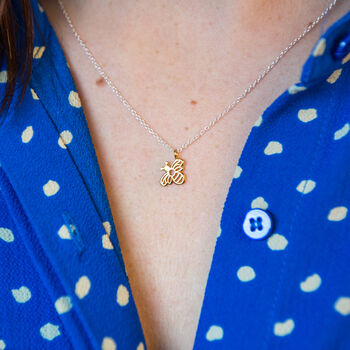 'Mum To Bee' Bumble Bee Necklace, 4 of 10