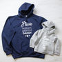 Father's Day Personalised Hoodie Set, thumbnail 3 of 5