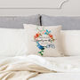 Personalised Happily Ever After Wedding Cushion, thumbnail 3 of 5
