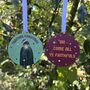The Traitors Inspired Double Sided Christmas Decoration, thumbnail 1 of 4