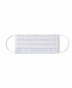 Double Layer Face Mask White Paisley, 2 of 2