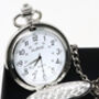 Personalised Silver Pocket Watch Christening/Baptism, thumbnail 3 of 4