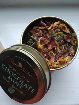 Chocolate Mint Cacao Tea Two Tea Set X 130g, 9 of 9