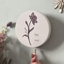 Personalised Birth Flower Musical Wall Hanging, thumbnail 4 of 8