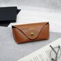 Handmade Personalised Medium Hard Leather Glasses Case, thumbnail 3 of 9
