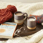 Fair Trade Part Glazed Three Tone Ombre Stoneware Mug, thumbnail 5 of 11