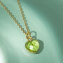 Healing Heart Peridot Gemstone Necklace, thumbnail 6 of 10