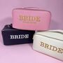 Personalised Bride Cosmetic Bag, thumbnail 3 of 7