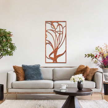 Contemporary Abstract Metal Wall Art For Home Or Garden Walls, 7 of 11