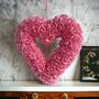 Handmade Heart Shaped Artificial Rose Wreath, thumbnail 2 of 6