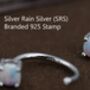 Sterling Silver Cz Hydrangea Flower Huggie Hoop Earrings, thumbnail 4 of 12