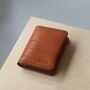 Personalised Leather Wallet With Coin Pouch, thumbnail 3 of 9