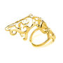 Elements Air Armour Ring In Gold Vermeil, thumbnail 1 of 7