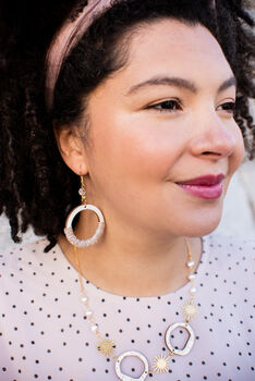 `Rebecca' Sustainable Hoop Earrings, 2 of 12