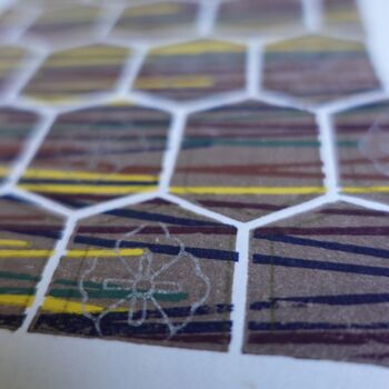Abstract Art Honeycomb Print, 8 of 10