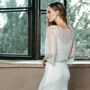 Beaded Bridal Top | Sequined Wedding Dress Topper, thumbnail 2 of 11