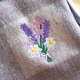Soft Wool Scarf Personalised Birthday Flower Gift, thumbnail 2 of 7