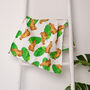 Wild Cheetah Illustrated Jungle Print Tea Towel, thumbnail 3 of 12