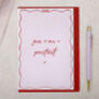 You + Me = Perfect Valentines Card For Husband Or Wife, thumbnail 1 of 3