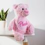 Large Personalised Pink Fluffy Bear, thumbnail 2 of 6