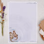 A4 Letter Writing Paper With Floating Otters, thumbnail 1 of 4