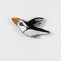 Hand Painted Puffin Bird Wall Decoration, thumbnail 6 of 7