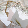 Whimsical Barn Vellum Tag Wedding Invitations, thumbnail 5 of 6