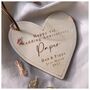 Happy First Wedding Anniversary Heart Decoration, thumbnail 2 of 4