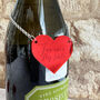 Everlasting Heart Valentine's Day Bottle Tag, thumbnail 4 of 10