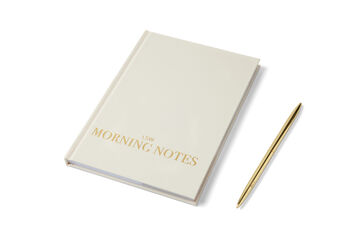 Morning Notes: The Three Month Goal Setting Journal, 4 of 9