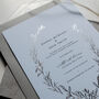 Silver Wreath Invitation Suite, thumbnail 3 of 5