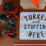 Turkey And Stuffing Here Centre Piece Serving Tablemat, thumbnail 7 of 8